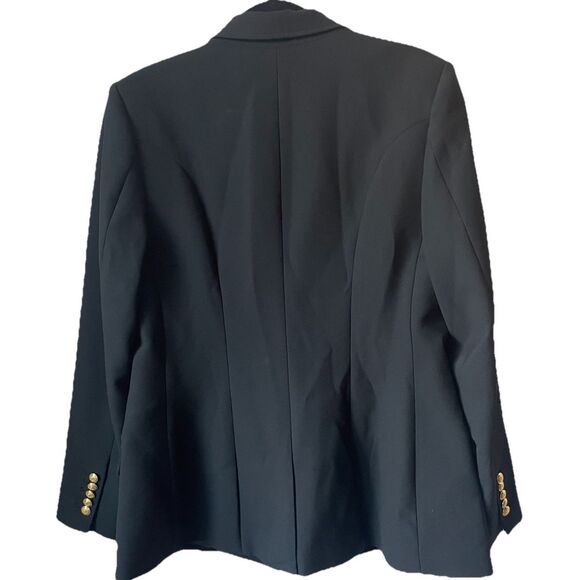 NWT'S A.L.C Sedgwick II Double Breasted Blazer in Black Gold Button Jacket 14 - Picture 9 of 10